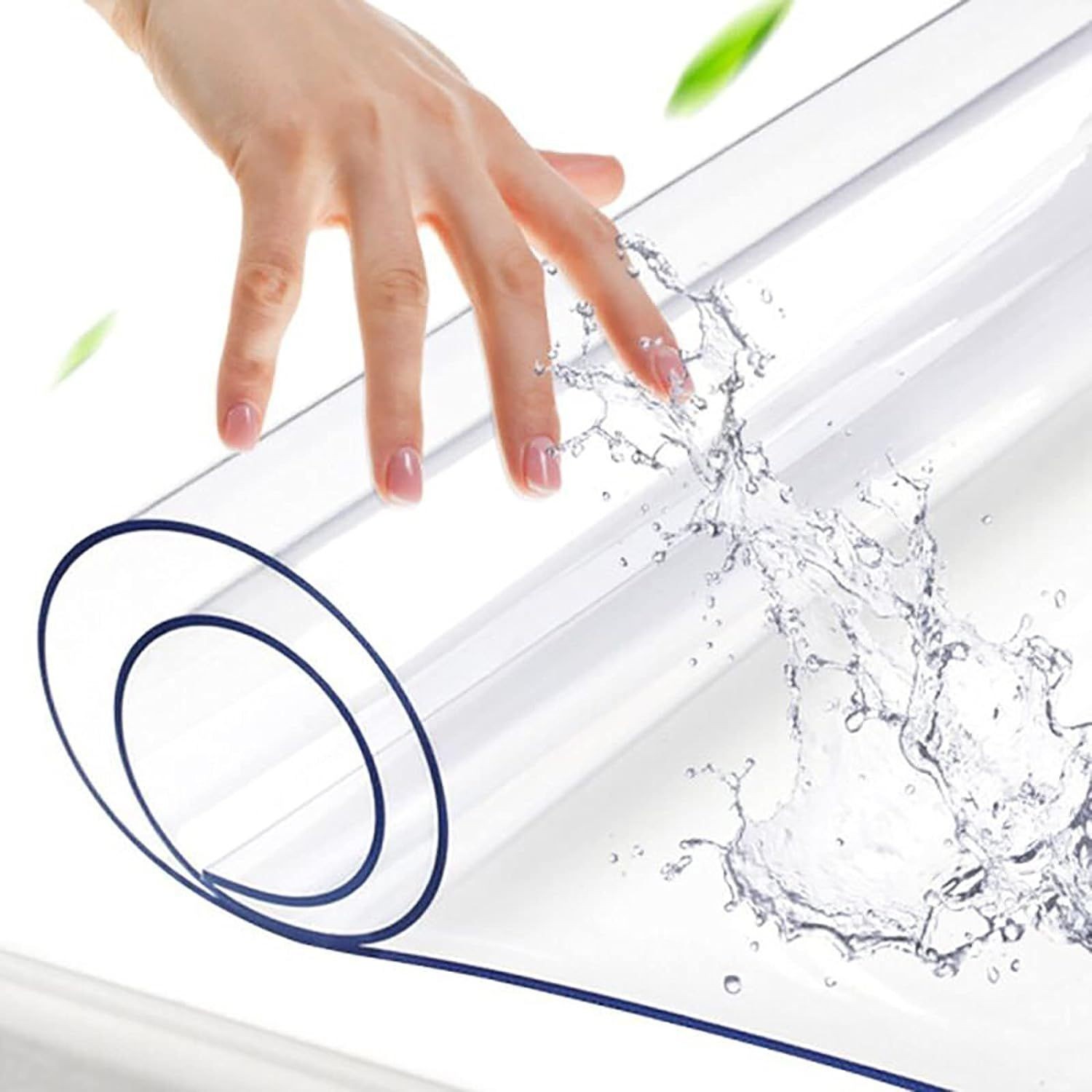 Rola folie de protectie PVC pentru mobilier, 1.2x30 metri, grosime 0.5 mm, transparent - imagine 20